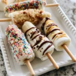 Frozen Yogurt Banana Pops