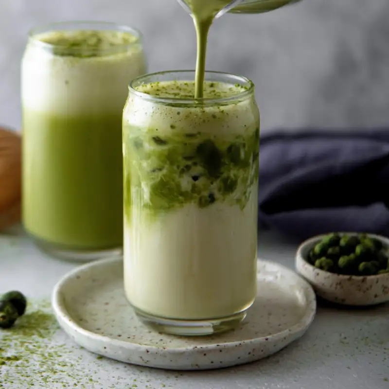 Vegan Matcha Milk Tea