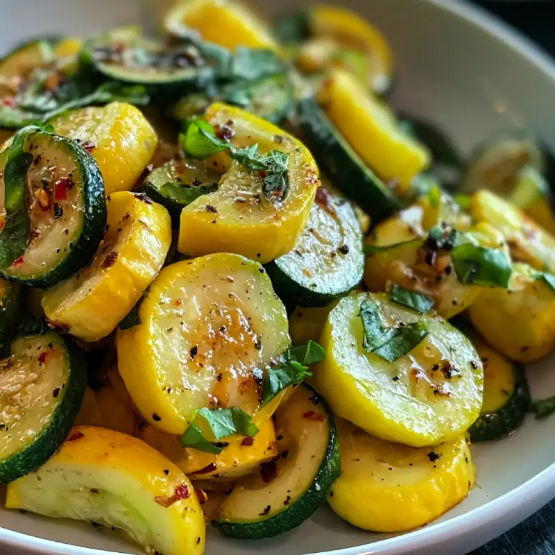 Sautéed Zucchini and Squash