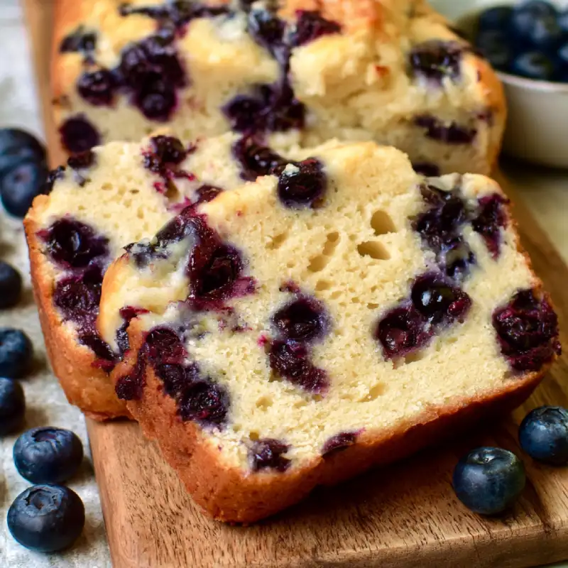 Low Calorie Blueberry Bread