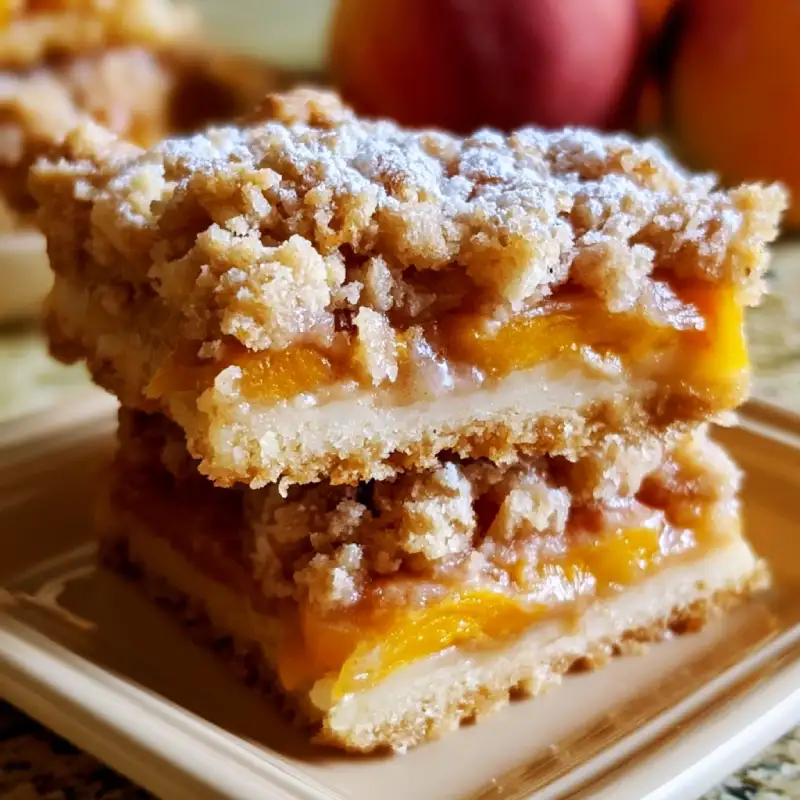 Peach Pie Bars