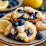 Lemon Blueberry Cheesecake Cookies